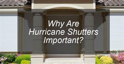 why shutters are important